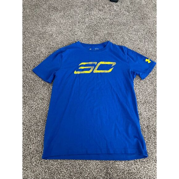 Youth Large Under Armour Steph Curry HeatGear Loose Fit T-Shirt - Picture 1 of 5